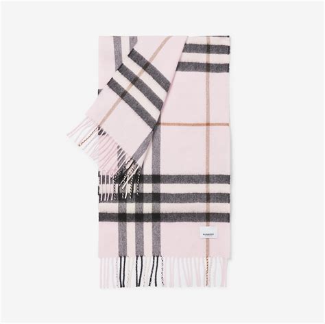 burberry pink scarf cashmere short|Burberry check cashmere scarf sale.